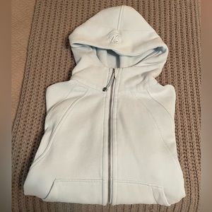 Lululemon Powder Blue Scuba Full Zip